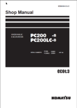 PC200-8 PC200LC-8 Shop Manual