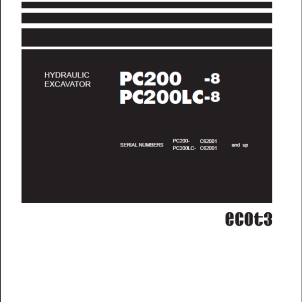 PC200-8 PC200LC-8 Shop Manual