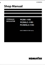 PC290 -11E0 Shop Manual