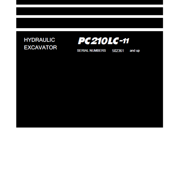 PC210LC-11 Shop Manual