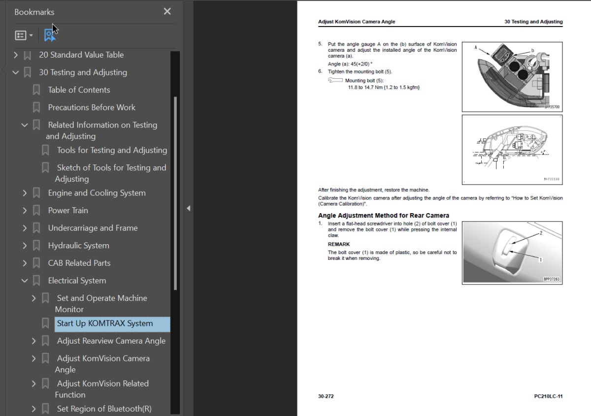 PC210LC-11 Shop Manual