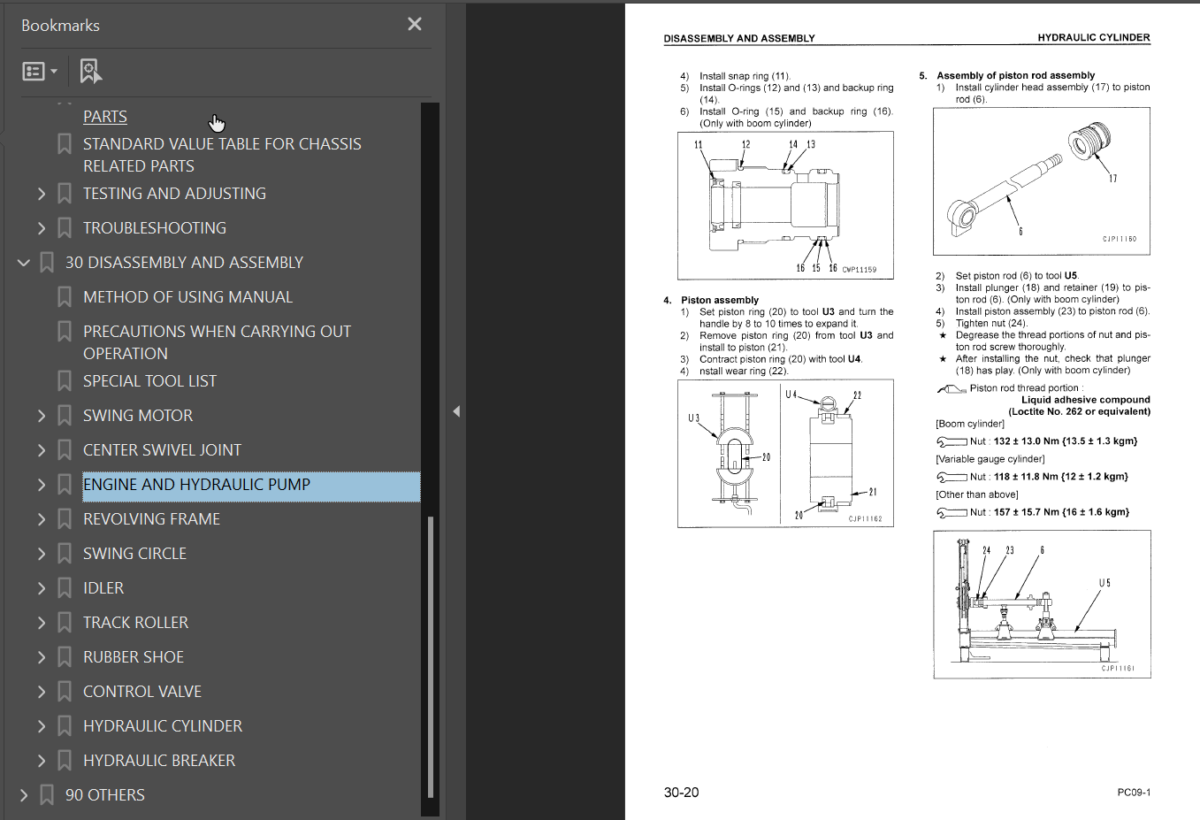 PC09-1 Shop Manual