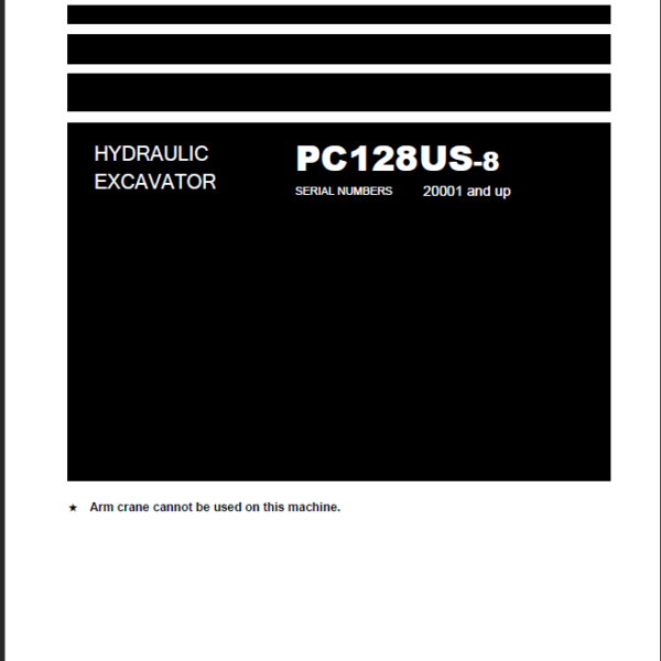 PC128US-8 Shop Manual