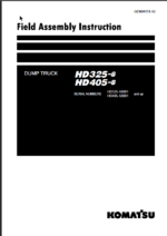 HD325-8 HD405-8 Field Assembly Instruction