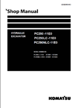 PC290 -11E0 PC290LC -11E0 PC290NLC-11E0 Shop Manual