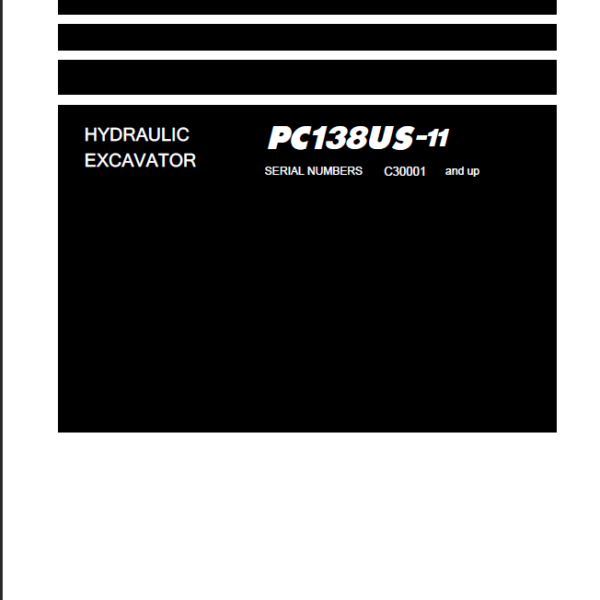 PC138US-11 Shop Manual