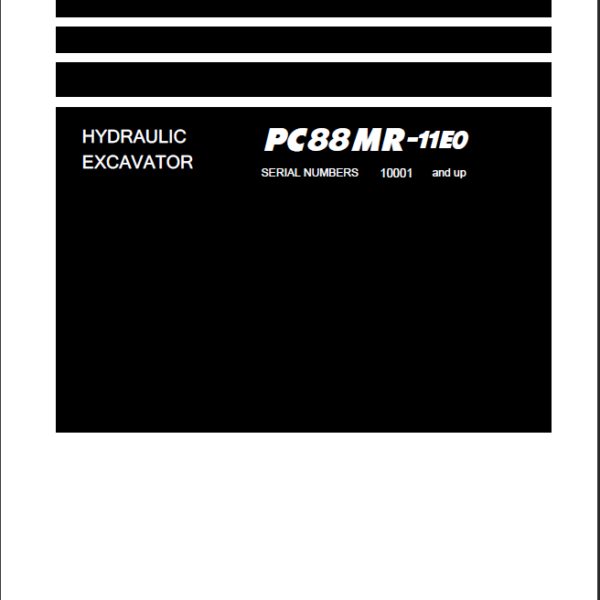 PC88MR-11E0 Shop Manual