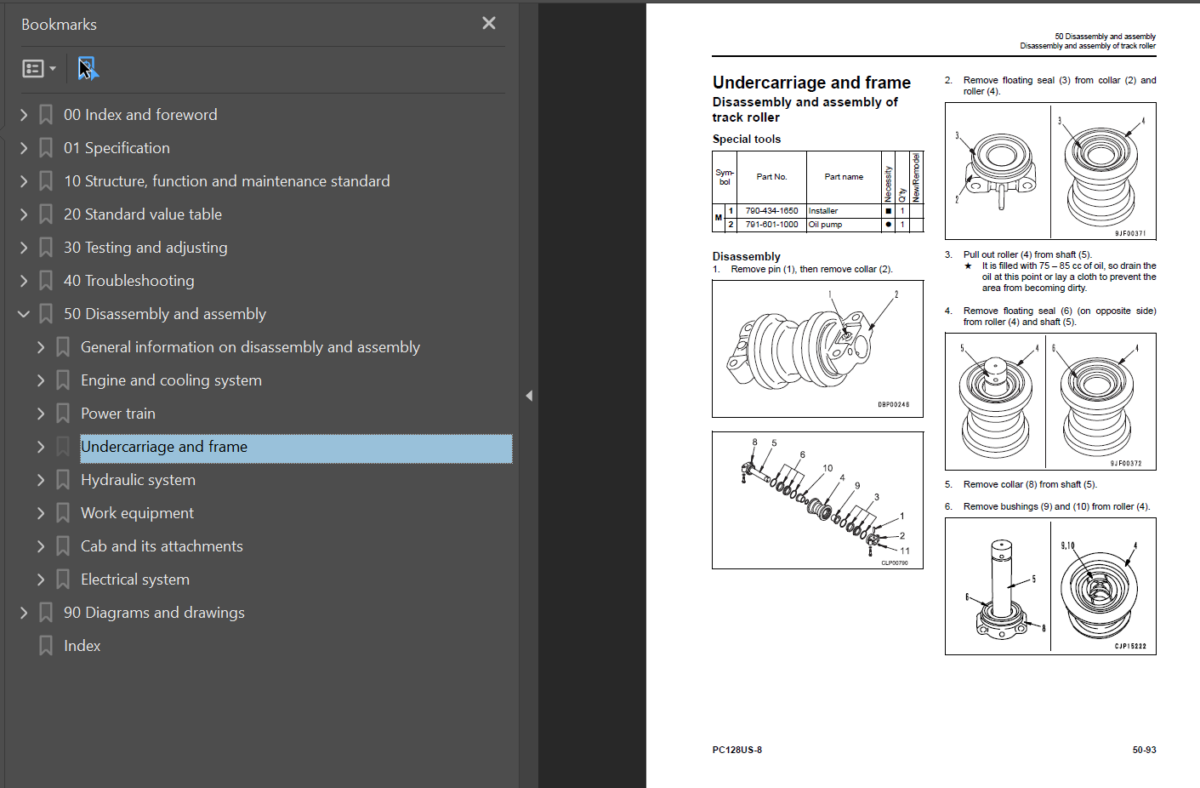 PC128US-8 Shop Manual