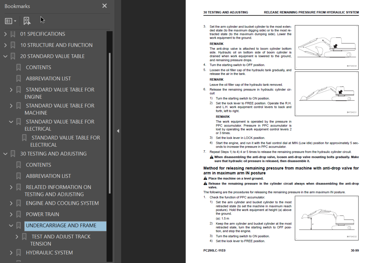 PC290LC-11E0 Shop Manual