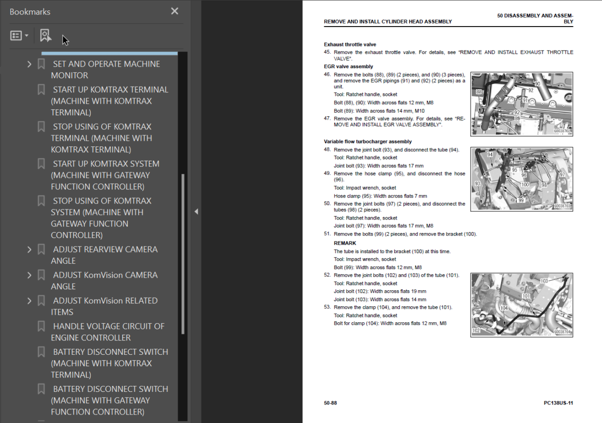 PC138US-11 Shop Manual