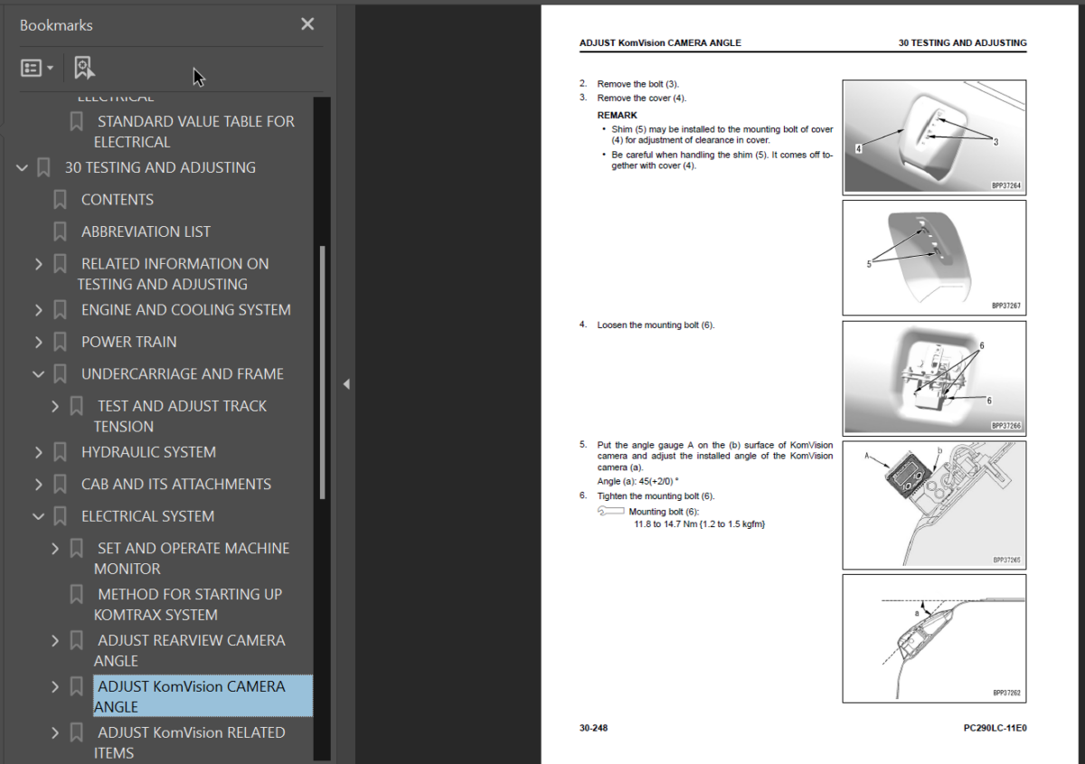 PC290LC-11E0 Shop Manual