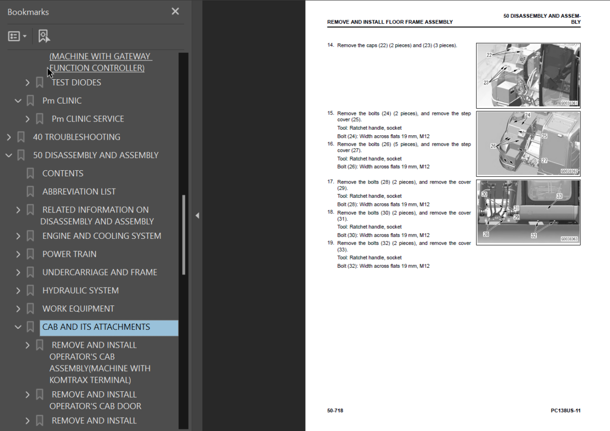 PC138US-11 Shop Manual