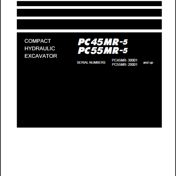 PC45MR-5 PC55MR-5 Shop Manual