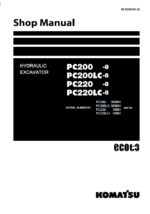 PC200 -8 PC200LC-8 PC220 -8 PC220LC-8 Shop Manual