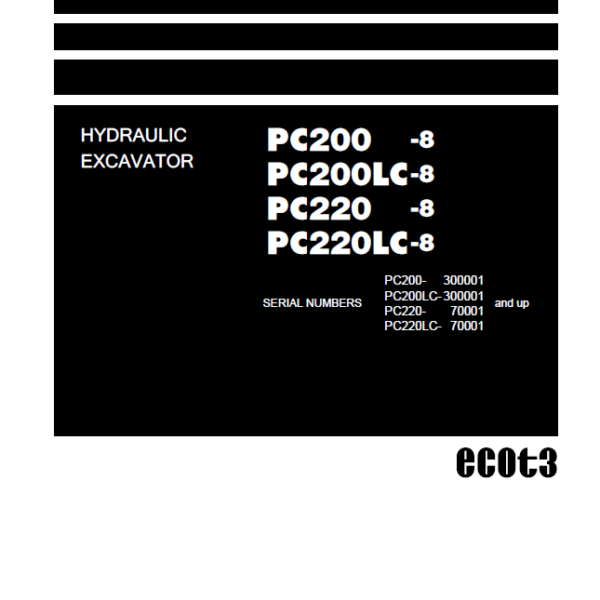 PC200 -8 PC200LC-8 PC220 -8 PC220LC-8 Shop Manual