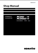 PC210i -10 PC210LCi-10 Shop Manual