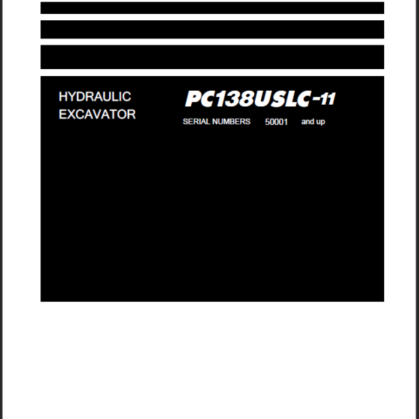 PC138USLC-11 Shop Manual