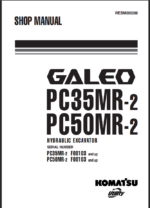 PC35MR-2 PC50MR-2 GALEO Shop Manual