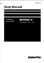 PC170LC-10 Shop Manual