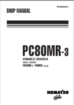 PC80MR-3 Shop Manual