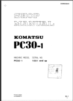 PC30-1 Shop Manual