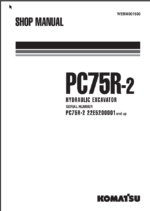 PC75R-2 Shop Manual