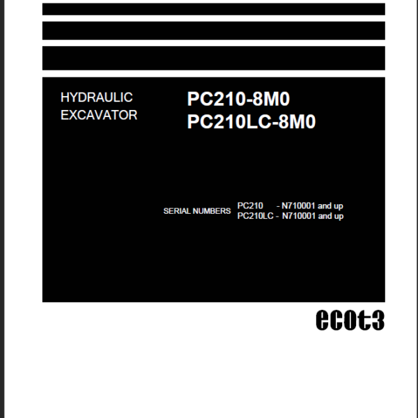 PC210-8M0PC210LC-8M0 Shop Manual