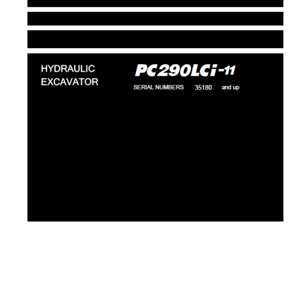 PC290LCi-11 Shop Manual