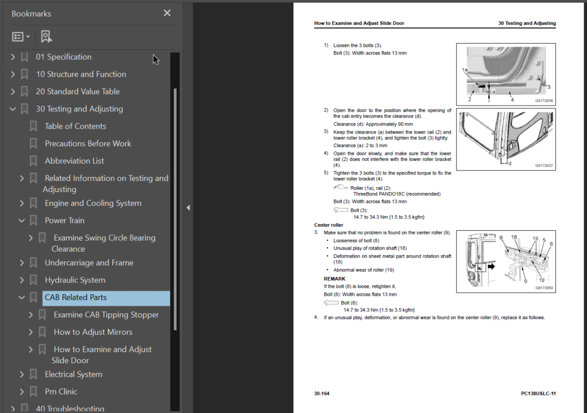 PC138USLC-11 Shop Manual