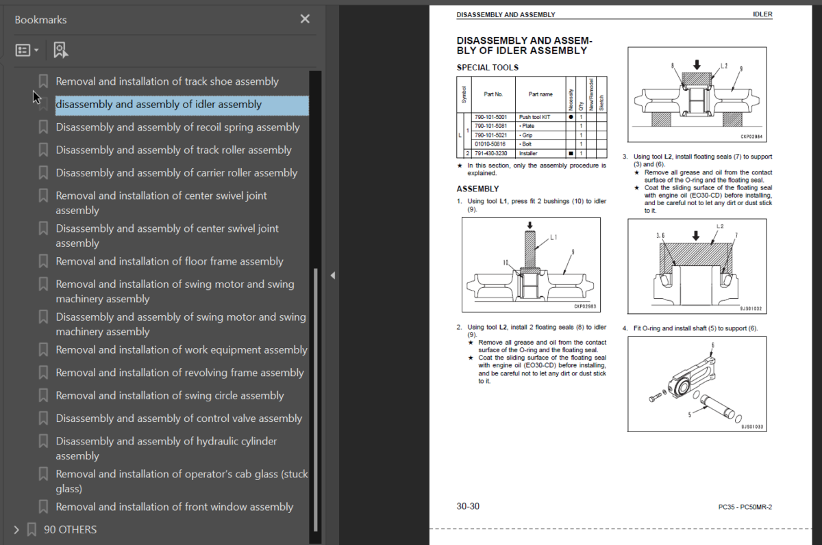 PC35MR-2 PC50MR-2 GALEO Shop Manual