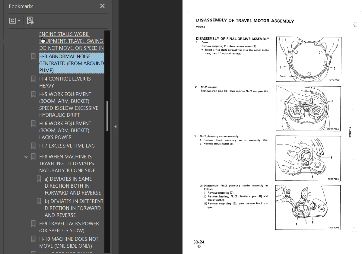 PC10-7 PC15-3 PC20-7 Shop Manual