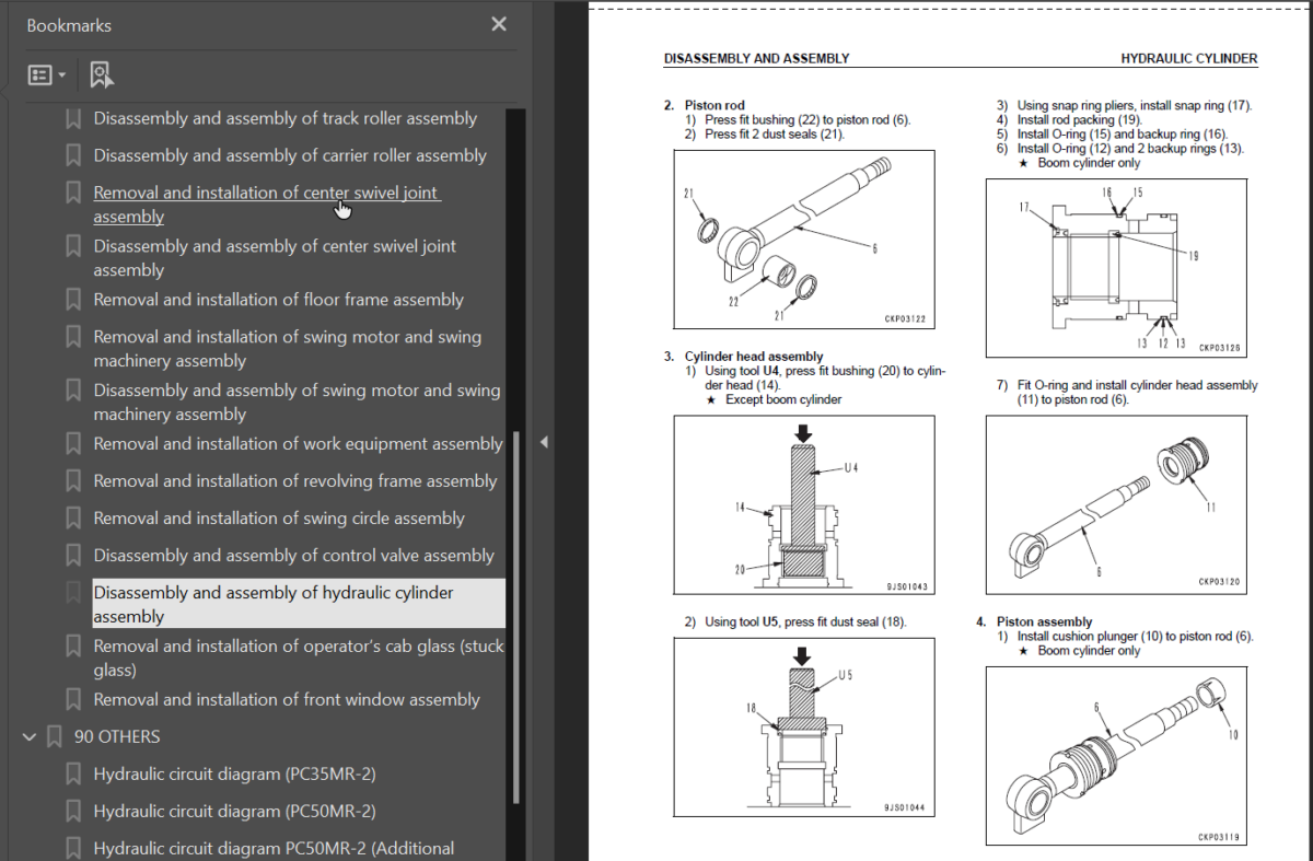 PC35MR-2 PC50MR-2 GALEO Shop Manual