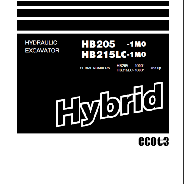 HB205 -1M0 HB215LC-1M0 Shop Manual