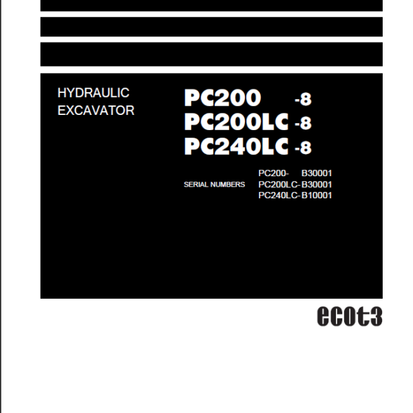 PC200 -8 PC200LC -8 PC240LC -8 Shop Manual