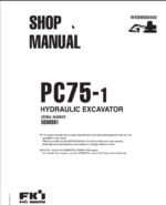 PC75-1 Shop Manual