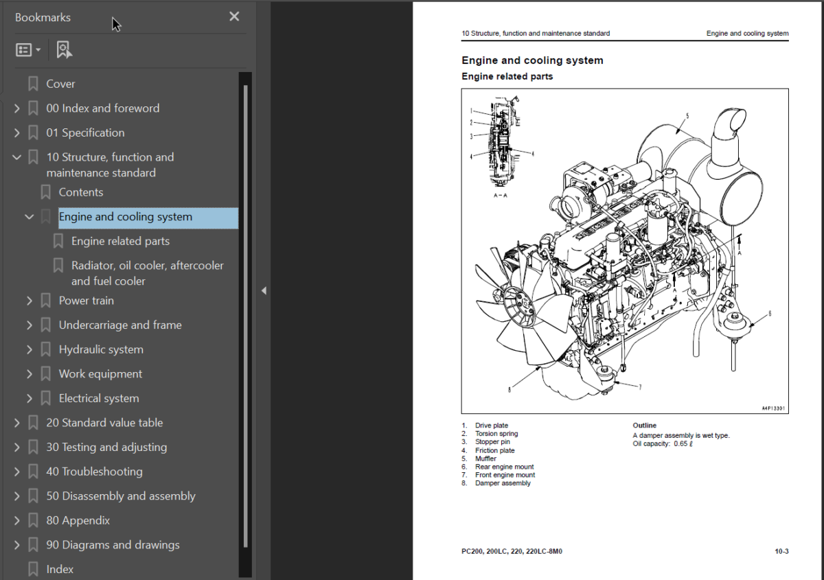 PC200 -8M0 PC200LC-8M0 PC220 -8M0 PC220LC-8M0 Shop Manual