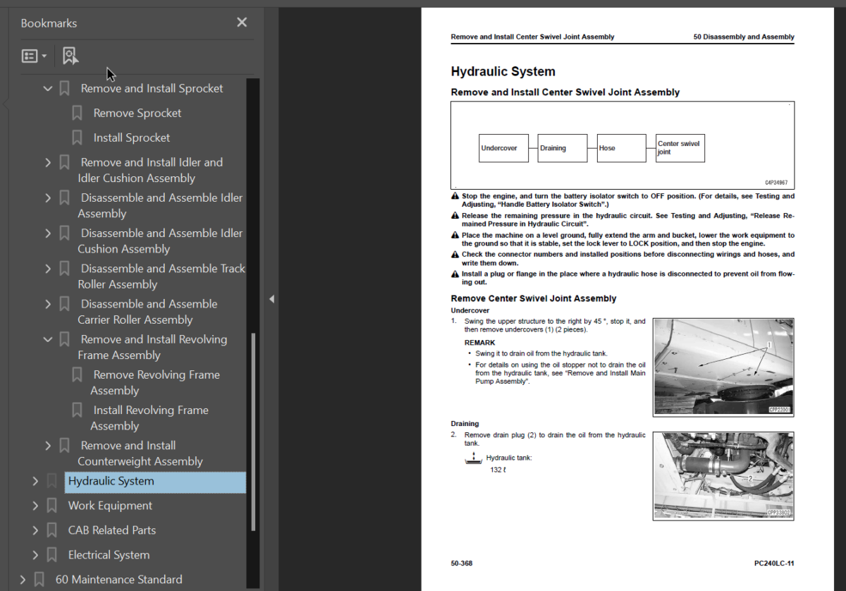 PC240LC-11 Shop Manual