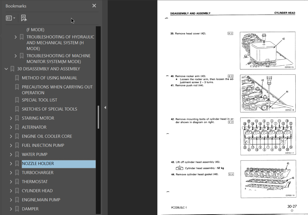 PC228US-2 PC228USLC-1 2 Shop Manual