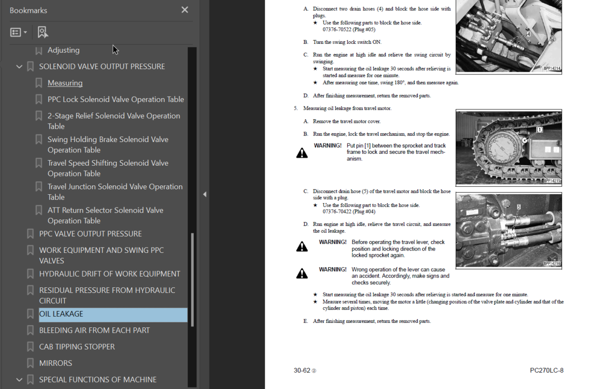 PC270LC-8 Shop Manual