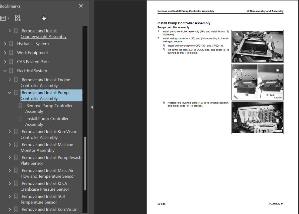 PC240LC-11 Shop Manual