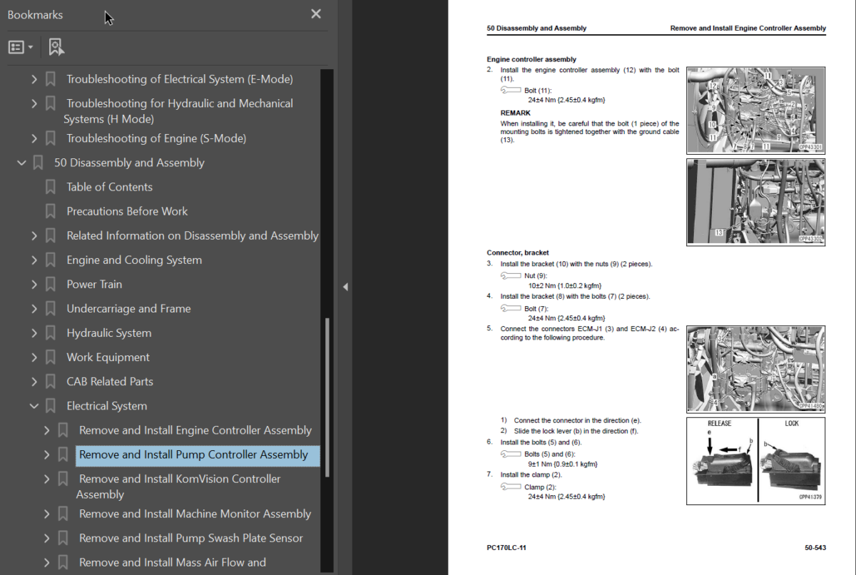 PC170LC-11 Shop Manual