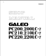 PC200 PC200LC-7 PC210 PC210LC-7 PC220 PC220LC-7 GALEO Shop Manual