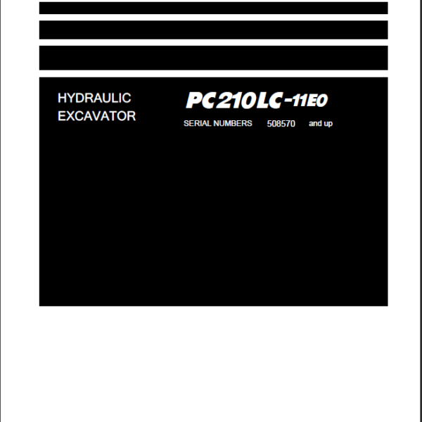 PC210LC-11E0 Shop Manual