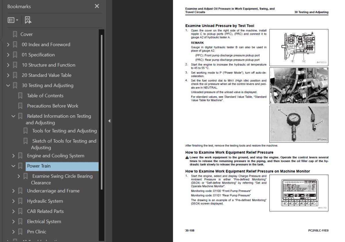 PC210LC-11E0 Shop Manual