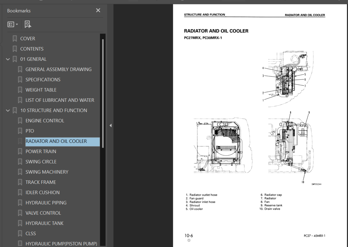 PC27MRX-1 PC30MRX-1 PC35MRX-1 PC40MRX-1 PC45MRX-1 Shop Manual