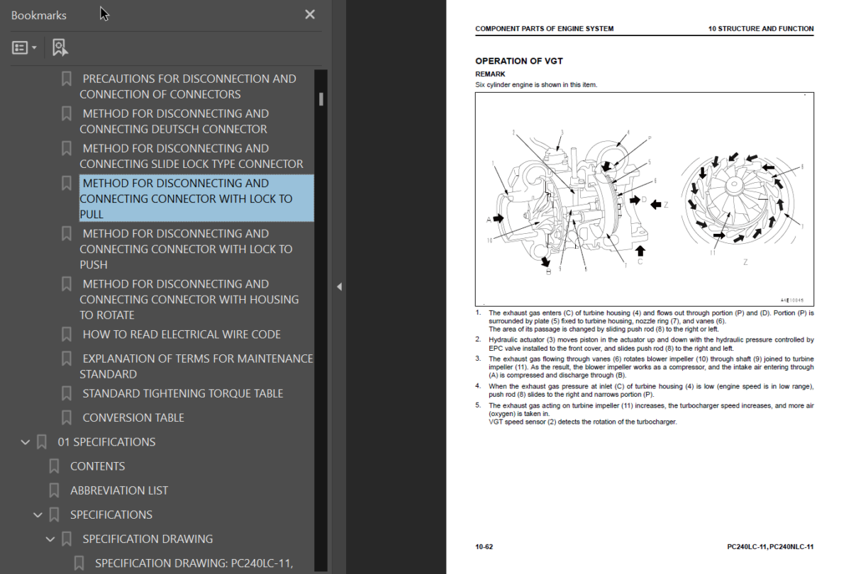 PC240 -11 PC240LC -11 PC240NLC-11 Shop Manual