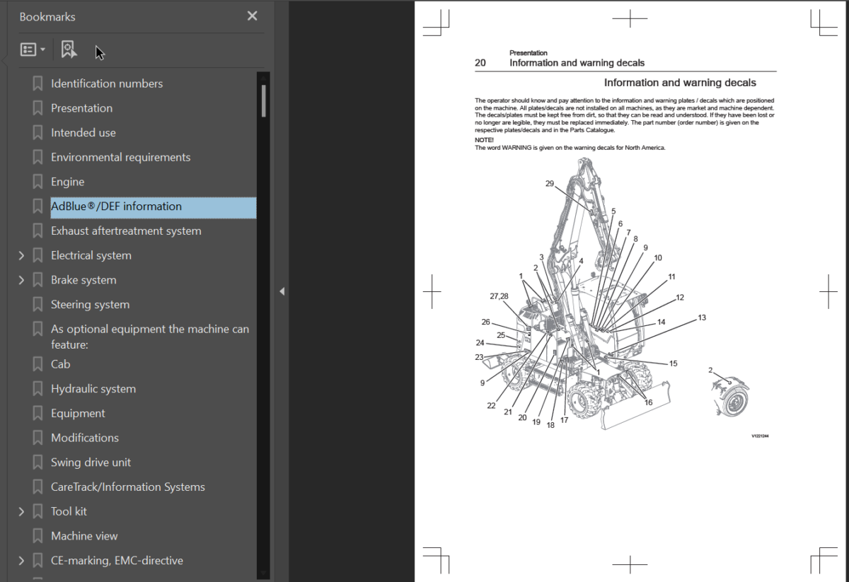 EWR130E Operators Manual