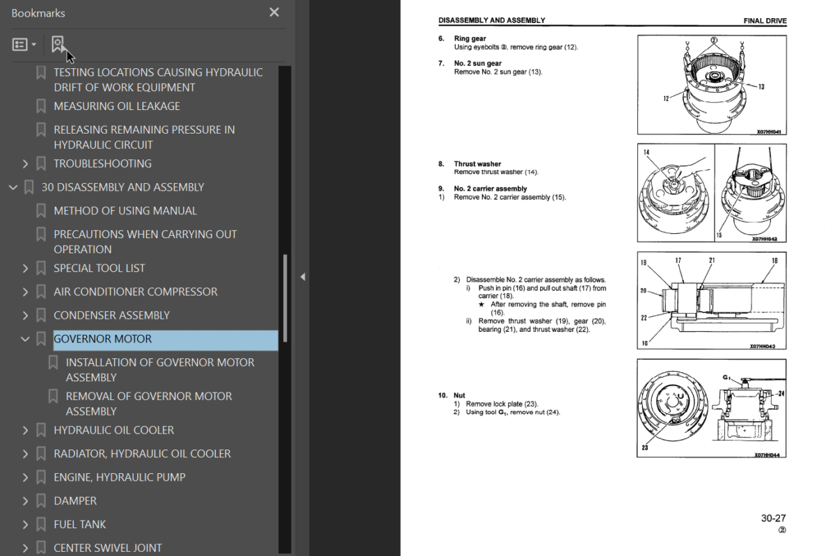 PC200 PC200LC-6 PC210LC-6 PC220LC-6 PC250LC-6 Shop Manual