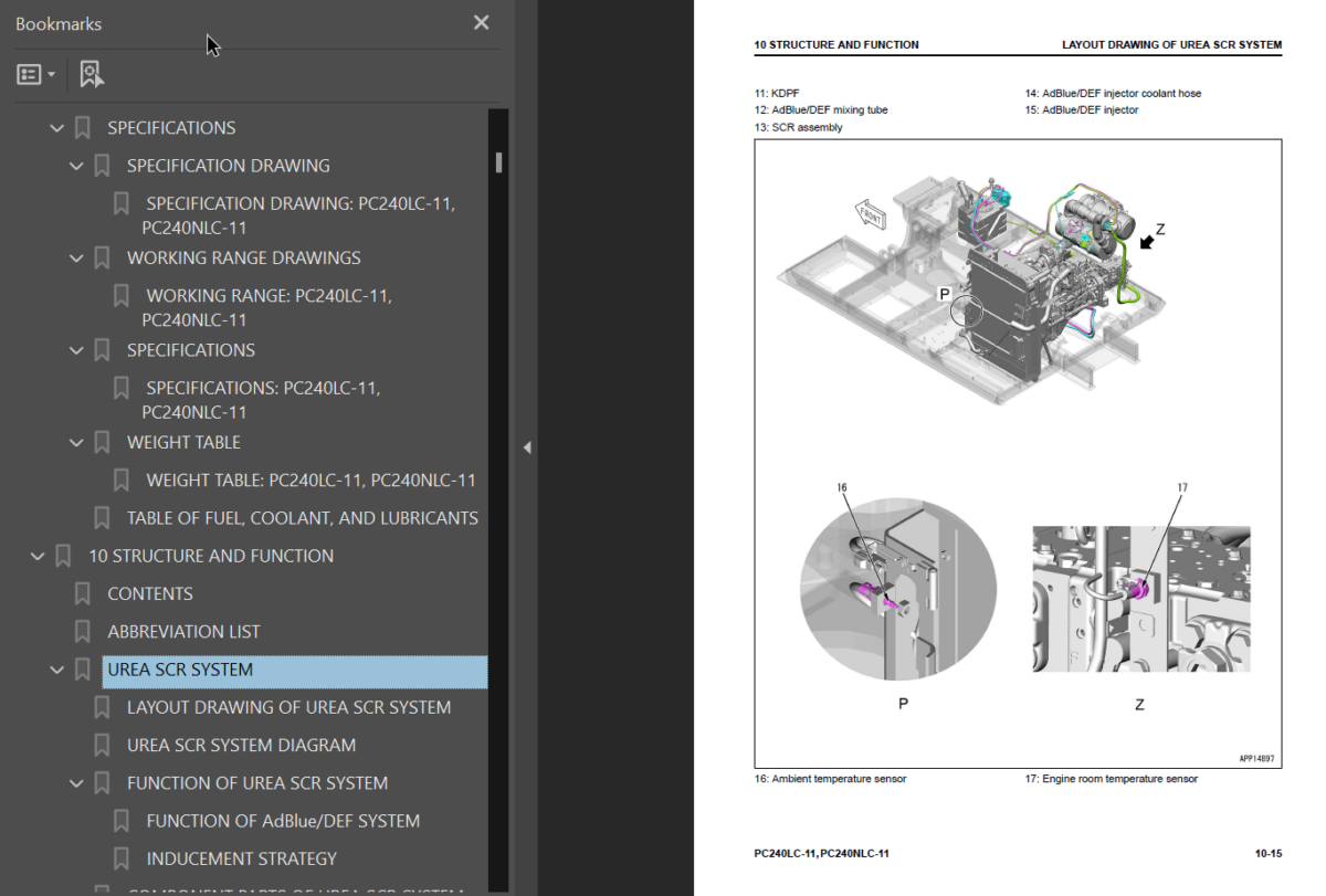 PC240 -11 PC240LC -11 PC240NLC-11 Shop Manual