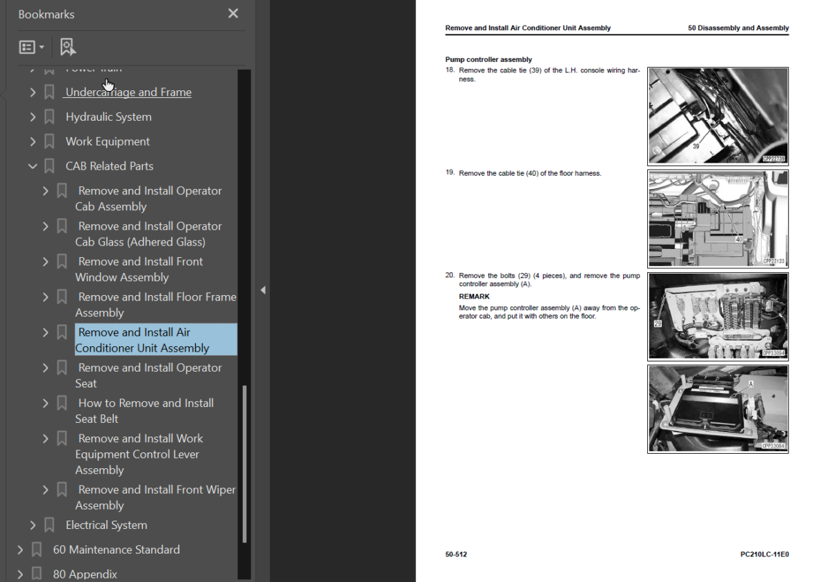 PC210LC-11E0 Shop Manual